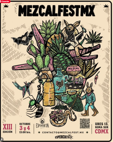Este fin de semana llega Mezcalfest.mx a CDMX: mezcales artesanales de todo México, comida, arte y música sonidera