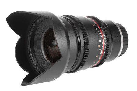 Nuevo objetivo Samyang V-DSLR 16mm T2.2 para cine y compatible con APS-C