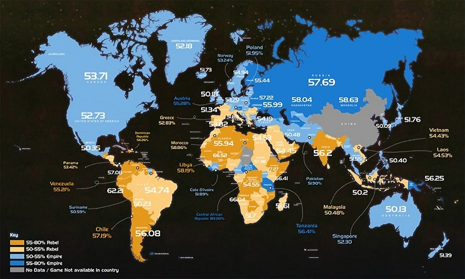 Cuando un juego gratis de Star Wars para móviles demostró con una simple imagen las diferencias políticas entre países