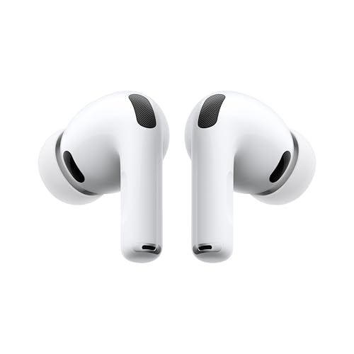 Apple AirPods Pro 3 Auriculares inalámbricos con cancelación Activa de Ruido, medición de frecuencia Cardiaca, Auriculares Bluetooth, Audio Espacial, Sonido de Alta fidelidad y Carga por USB-C