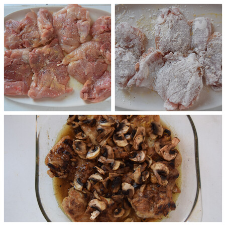 Contramuslos de pollo al horno paso a paso