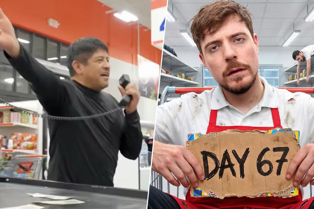 MrBeast challenged people to live several days in a supermarket: they did not expect to run into 'Juan the Mexican'