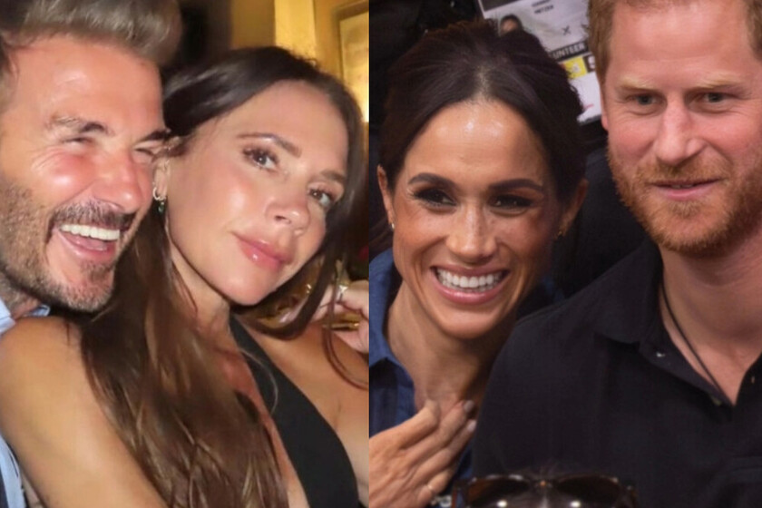 Meghan y Harry echan gasolina a la guerra de los Beckham: el encuentro clandestino que no habrá sentado bien a David y Victoria