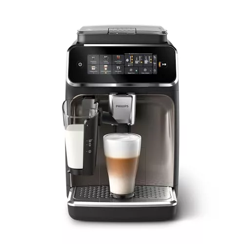 PHILIPS 3300 Cafetera Superautomática LatteGo, 6 bebidas