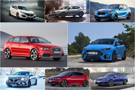 Hot hatch Wars: aquí tienes los 9 compactos deportivos más cañeros del mercado