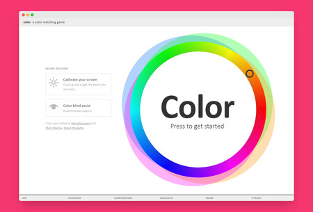 Este juego pone a prueba si eres capaz de distinguir los colores y cómo de bien calibrado está tu monitor