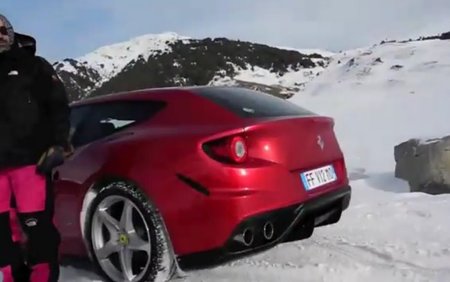El Ferrari FF se entrena en Baqueira/Beret
