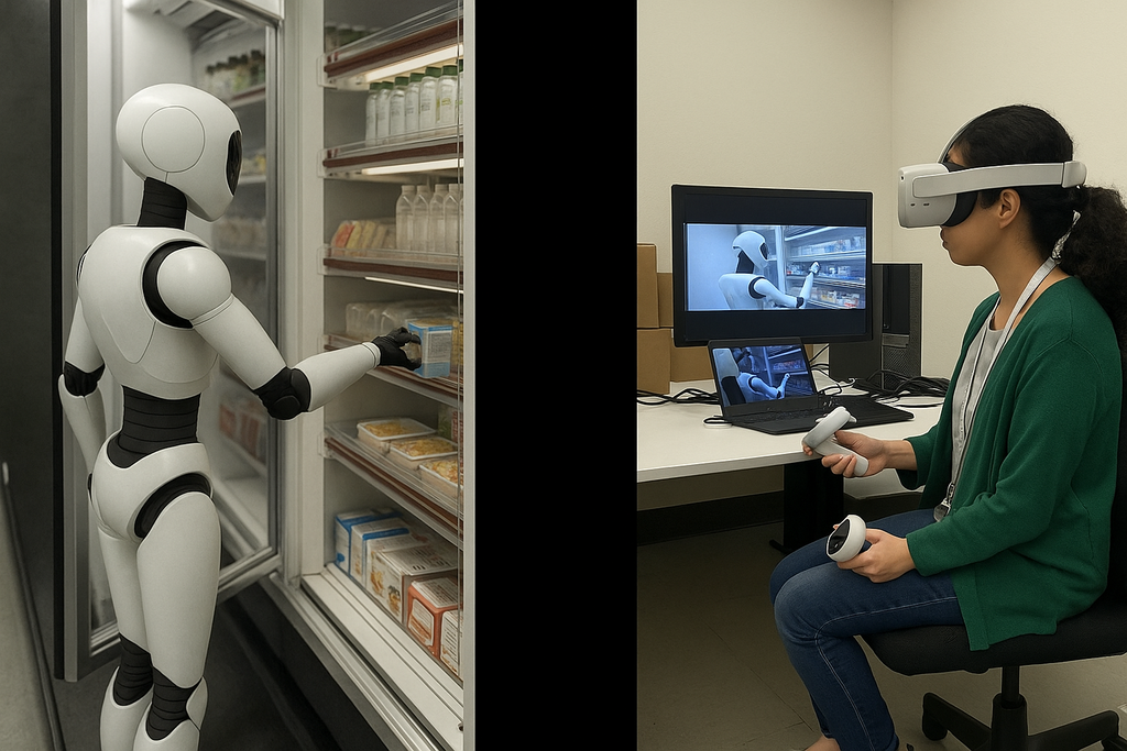 Ni los reponedores se libran de quedarse sin trabajo. Grandes tiendas de Japón usan robots controlados por gente en Filipinas