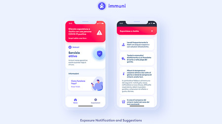 Immuni, la primera app europea de rastreo del coronavirus basada en la API de Google y Apple, llega desde Italia