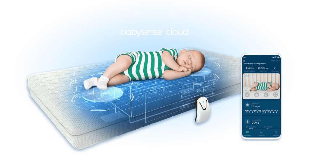 Babysense lanza el primer colchón inteligente para bebés: según la compañía puede detectar sus movimientos y verlo desde su app