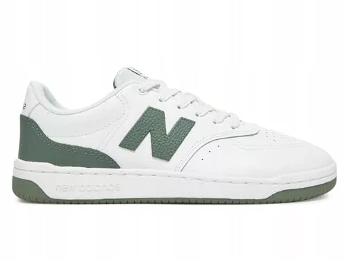 NEW BALANCE BB80, Sneaker Hombre, Blanco y Verde, 37.5 EU