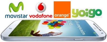 Comparativa precios Samsung Galaxy S4 con Movistar, Vodafone, Orange y Yoigo