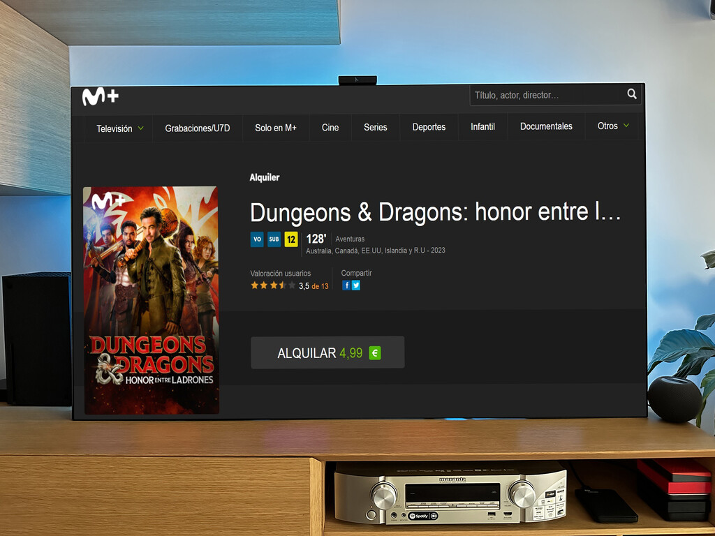 Así puedes usar Movistar Plus+ a modo de videoclub. Como alquilar películas desde el deco, la tele o la app del móvil