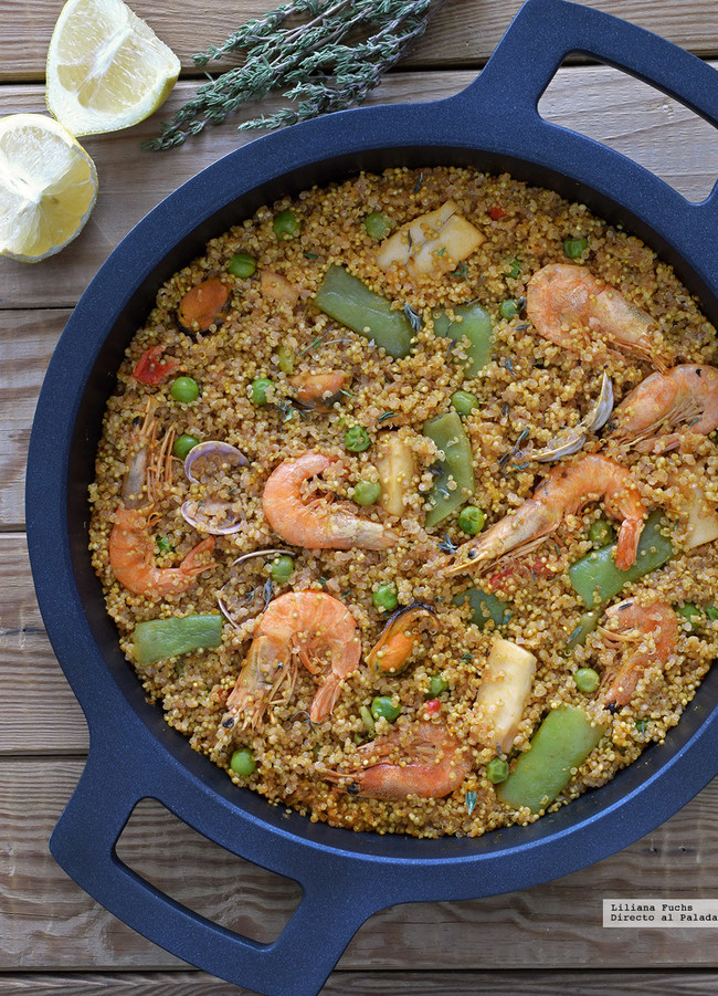 paella de quinoa