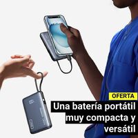 Una batería portátil ideal para tus próximos viajes: carga rápido tu móvil sin gastar mucho