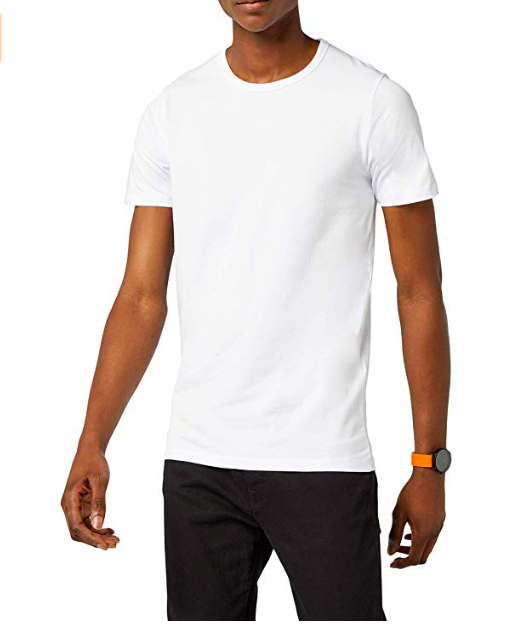 Camisa De Algodón Con Bolsillito/pochette En Blanco: Camisas De Lujo