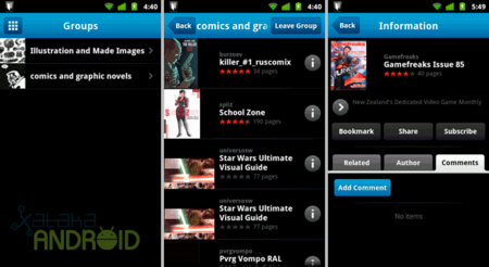 Issuu Mobile para leer revistas