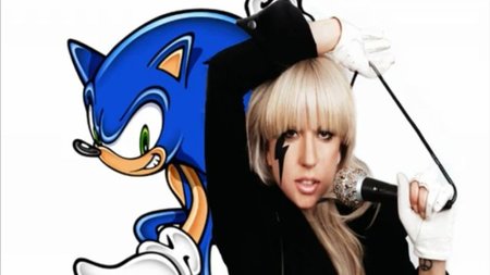 ¿Sonic y Lady Gaga en un remix? Todo es posible en Internet