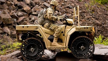 Polaris va detrás de comercializar (sí, comercializar) las ruedas sin aire