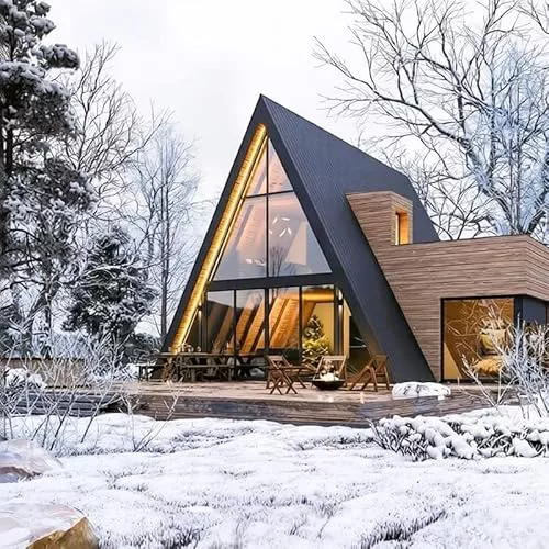 She Shed Creative Studio - Contenedor modular de 20 pies/40 pies con terraza, casa prefabricada moderna para patio trasero, villa de lujo con baño