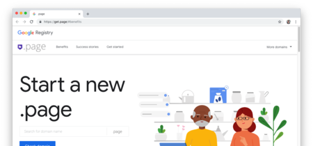 Qué es .page, el nuevo nombre de dominio de Google que es seguro por defecto