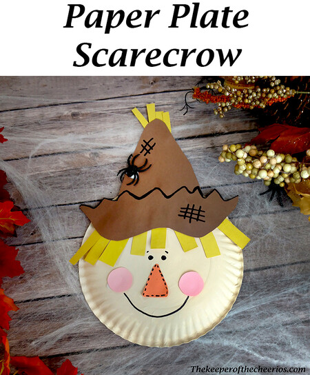 Paper Plate Scarecrow Pn