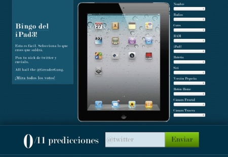 Y como no podía ser de otra forma... ya podemos apostar en el bingo de la keynote