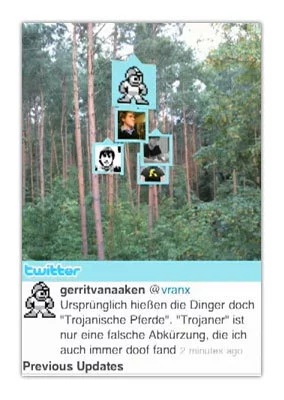 TwittARound, Twitter y realidad aumentada en un iPhone 3GS
