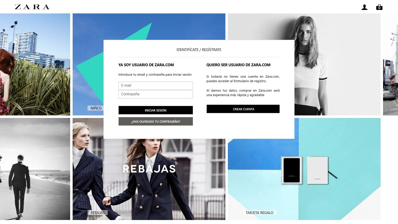 App de Zara para Windows 8