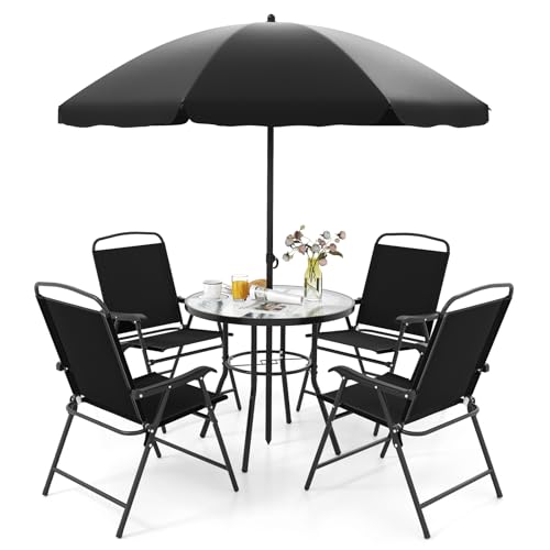 KOMFOTTEU Juego de Bistró de 6 Piezas