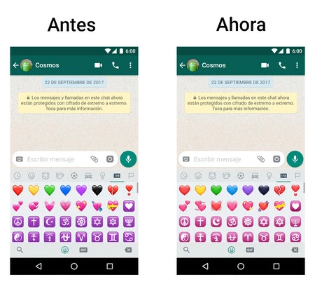 新しい WhatsApp 絵文字