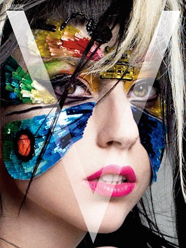Anonadada me hallo con Lady Gaga en las portadas de V Magazine Japón