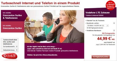 ¿Sustituir conexiones fijas por LTE? Vodafone ya lo ofrece en Alemania
