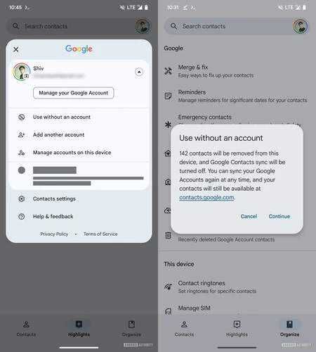 Android Authority からのスクリーンショット