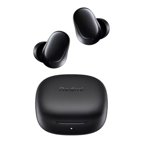 XIAOMI Redmi Buds 6 Play - Auriculares inalámbricos, cancelación de Ruido, Ligeros, hasta 36 Horas de autonomía, Bluetooth 5.4, Negro (Versión ES)