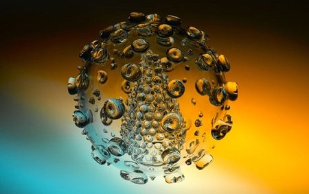 Réplicas realizadas en vidrio de virus, bacterias y parásitos