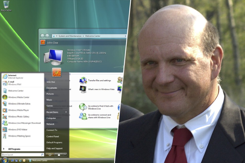 "Windows Vista fue el error de los errores": el ex-CEO de Microsoft lo admite y revela que desperdiciaron la mitad del desarrollo