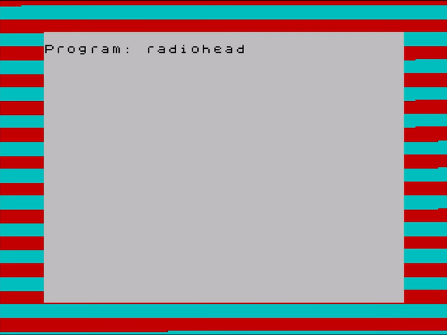 Radiohead Zx Spectrum Program From Ok Computer Oknotok 1997 2017