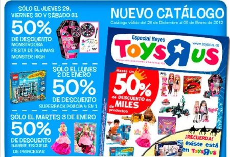 50% de descuento en Toys 'R' us