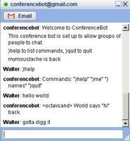 Si no sabes con quien hablar, añade a Google Talk Conference bot