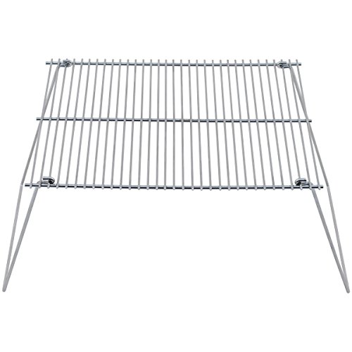 MFH Parrilla plegable de 38 x 25 cm, para exteriores, para colocar en la playa