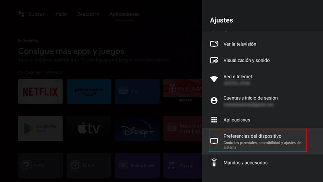 La pantalla de inicio de tu Smart TV con Android TV o Google TV ya no ...