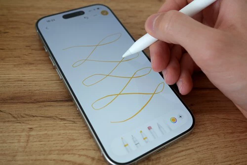 Apple Pencil en iPhone
