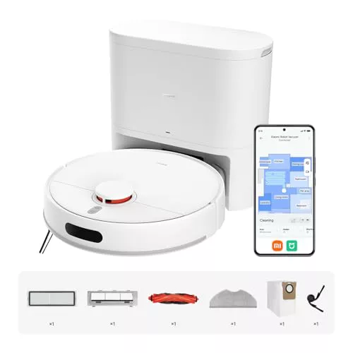 XIAOMI H40 Robot Aspirador con Auto-Vaciado, Aspiración 10000 Pa