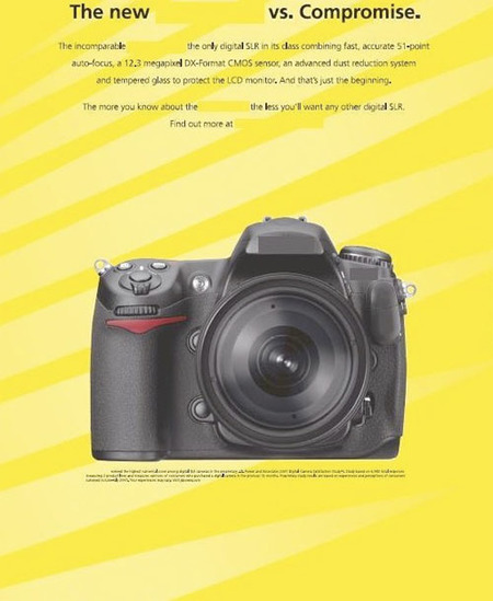 Filtrada la publicidad de la nueva réflex de Nikon