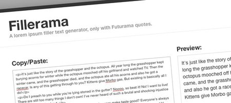 ¿Harto de Lorem Ipsum?