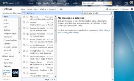 Las novedades de Hotmail para la Wave 4 son un poco decepcionantes (Actualizado)