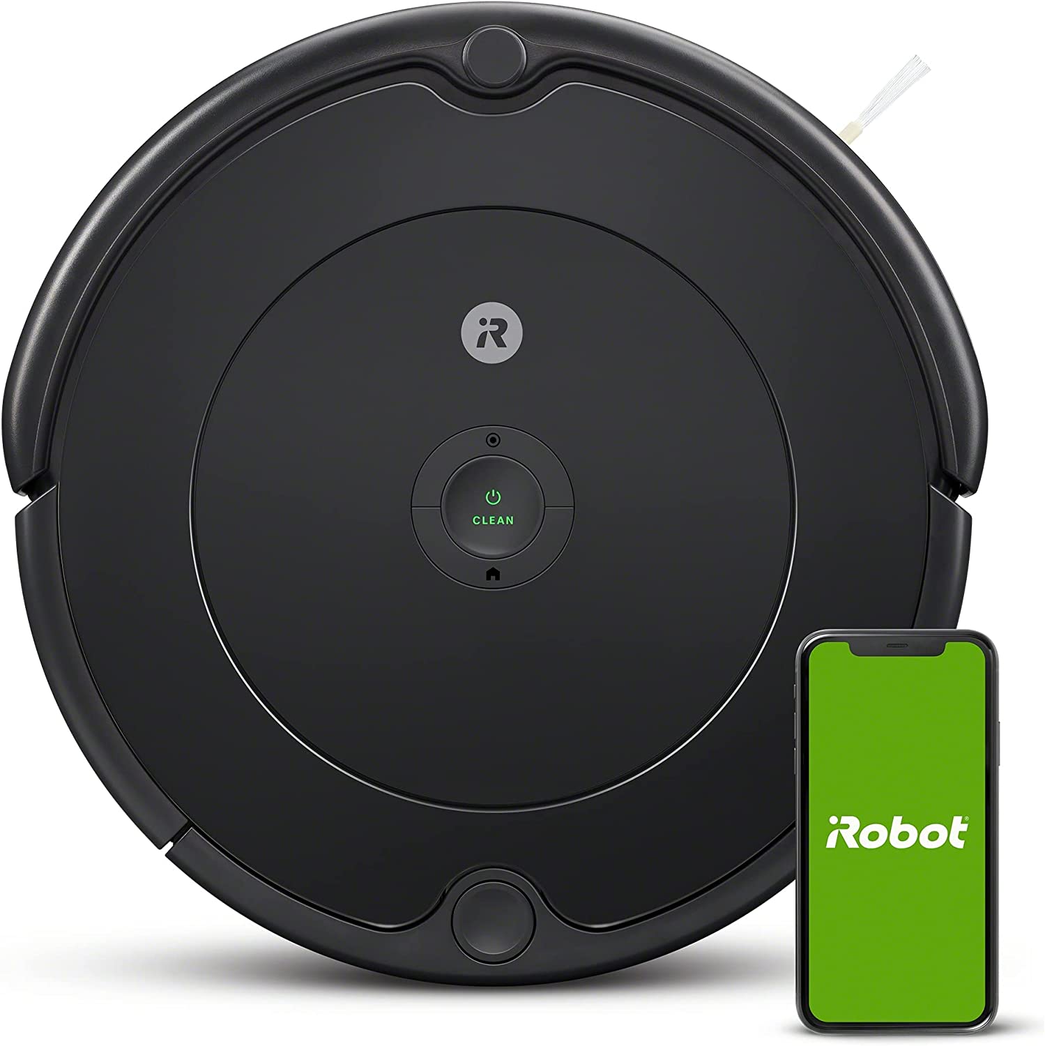 iRobot Roomba 692 Robot Aspirador con conexión Wi-Fi, Sistema de Limpieza en Tres Fases, Sugerencias Personalizadas, Compatible con tu Asistente de Voz, Color Negro