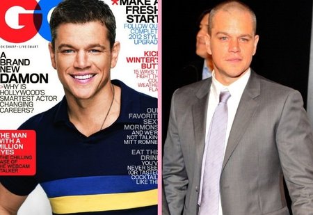 Matt Damon ¿rapado o con pelo?....nos gusta de todas la maneras
