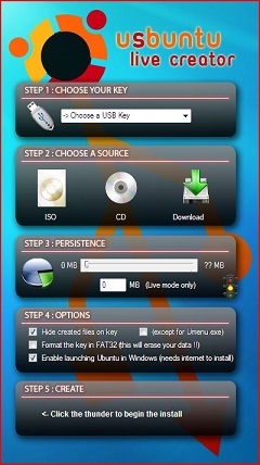 uSbuntu Live Creator: crear fácilmente un "USB live" de Ubuntu desde Windows